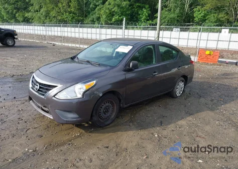 2015 Nissan Versa 1.6 S+ z USA, uszkodzony, nr VIN 3N1CN7AP0FL912676